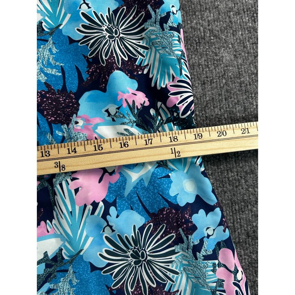 Magellan Fish Gear Floral Fishing Dress Blue Pink Women's Large - Picture 9 of 12